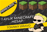 1 Aylık Minecraft Hesap / ANINDA TESLİMAT