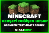 Minecraft Herşeyi Değişen Hesap | %100 Orjinal