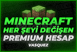 ⭐️ Minecraft Herşeyi Değişen Premium Hesap