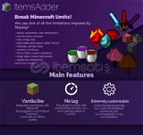 Minecraft ItemsAdder (3.6.3-beta-14) Lisansli