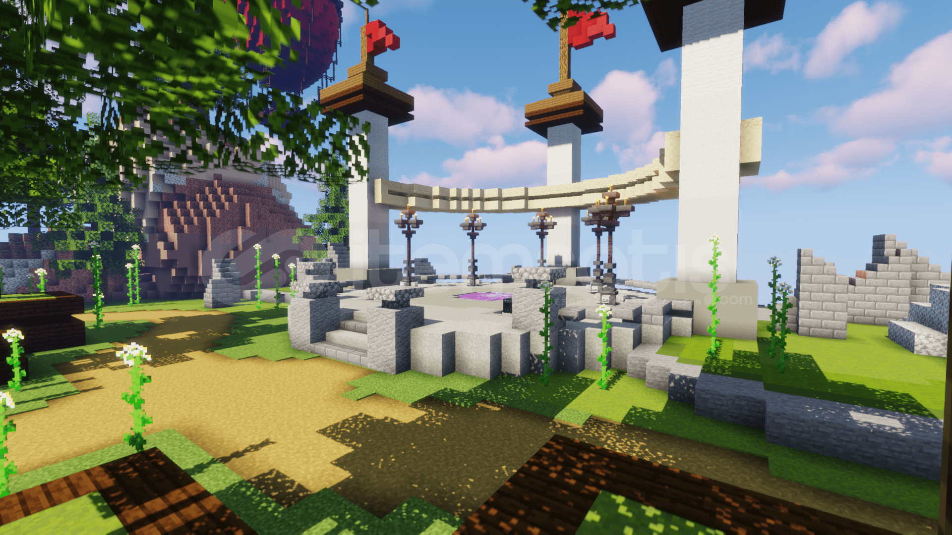 Minecraft Lobi Haritası - Hava Balonu Temalı Minecraft Lobi Haritası - Hava Balonu Temalı