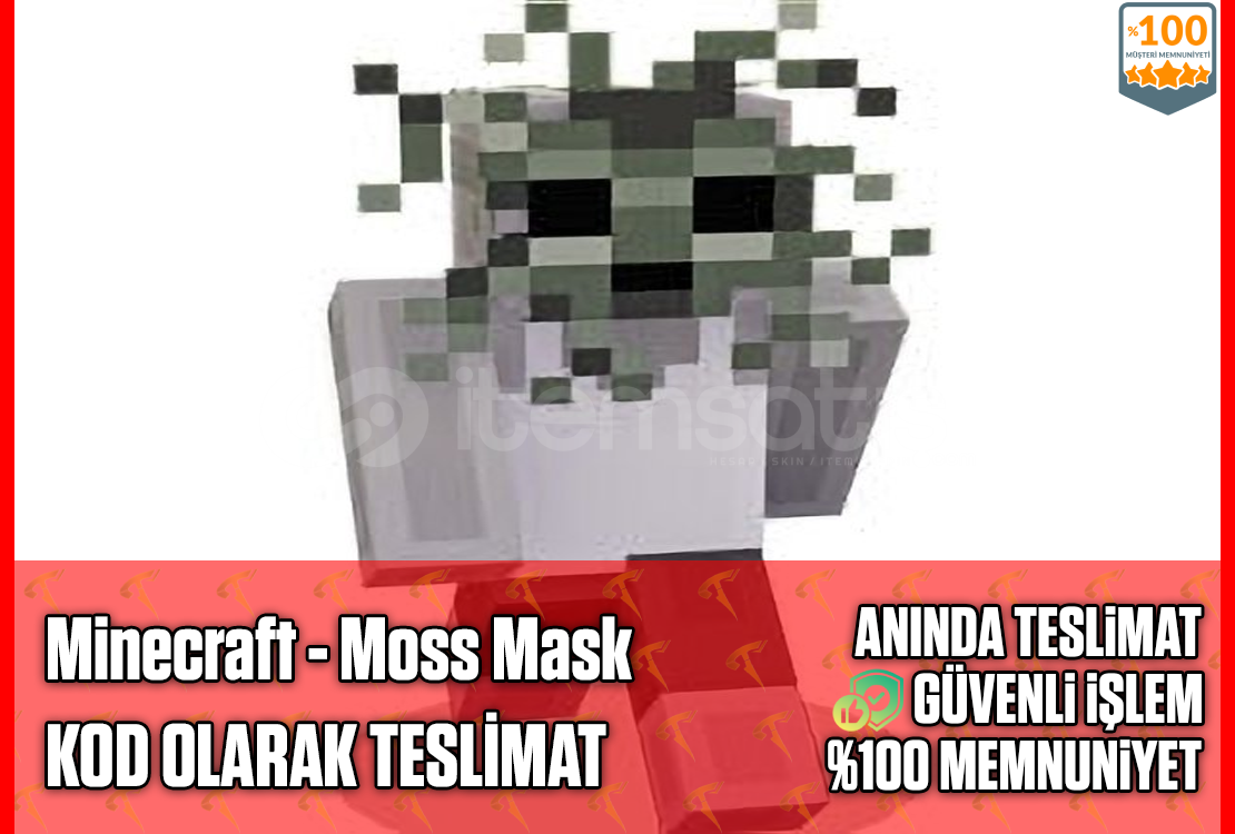 ⭐️Minecraft❤️Moss Mask❤️ ⭐️Minecraft❤️Moss Mask❤️