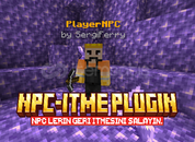Minecraft NPC-Itme Plugini (Geri Iter)