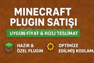 Minecraft Özel Plugin Kodlama & Satış -smp 