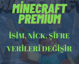 Minecraft Premium + Bilgileri Değiştir 