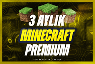 Minecraft Premium Hesap 3 Aylık [Sorunsuz]