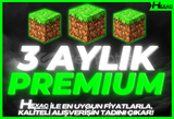 ⭐️MC Premium 3 Aylık [Java+Bedrock] |✅Garantili