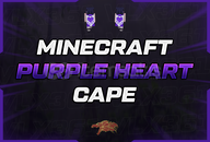 Minecraft Purple Heart Cape