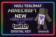 ⭐️Minecraft❤️Purple Heart Cape❤️