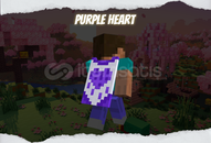 Minecraft - Purple Heart Cape - Dijital Key Minecraft - Purple Heart Cape - Dijital Key