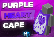 ⭐ Minecraft Purple Heart Cape | Dijital Kod ❤️ ⭐ Minecraft Purple Heart Cape | Dijital Kod ❤️