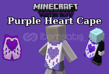 Minecraft - Purple Heart ❤️ Cape - Özel Anahtar