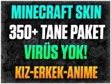 Minecraft Skin Pack + 350 SKİN