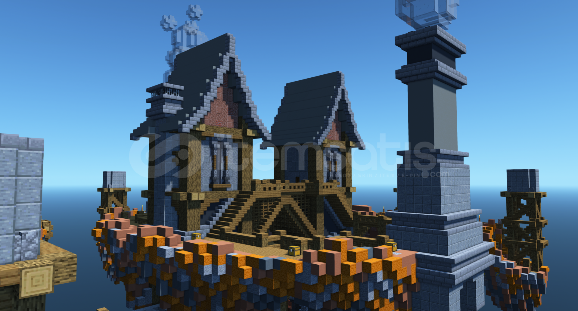 Minecraft SkyWars Map | Mines Minecraft SkyWars Map | Mines