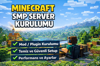⭐MİNECRAFT SMP SERVER KURULUMU EN HIZLISINDAN⭐