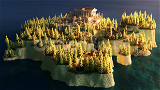 Minecraft Spawn Atina Temalı Map 500x500