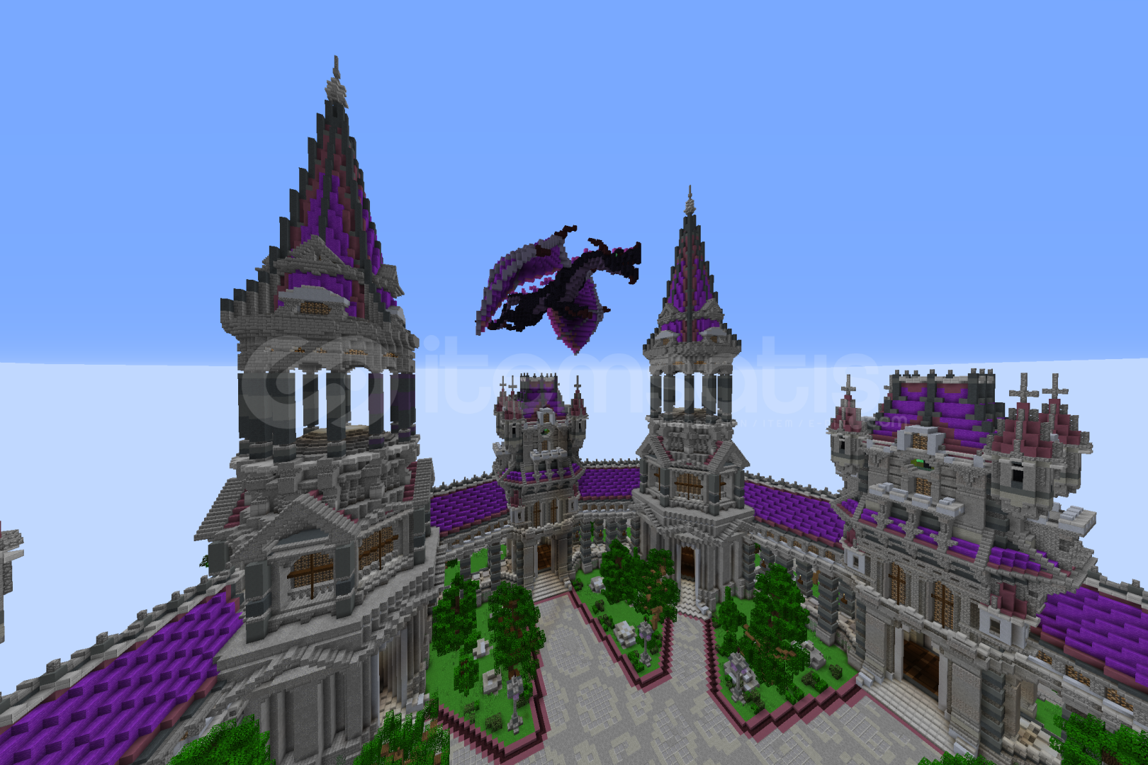 Minecraft Spawn Haritası - Ejderha Temalı Minecraft Spawn Haritası - Ejderha Temalı