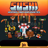 Minecraft Sushi Animation Set