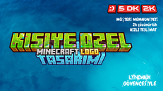 KİŞİYE ÖZEL MİNECRAFT LOGO TASARIMI