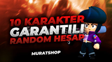 MİNİMUM 10 KARAKTERLİ RANDOM HESAP