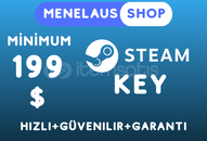 MINIMUM 199$ STEAM RANDOM KEY