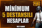 MİNİMUM 5 DESTANSILI RANDOM HESAP