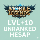 MLBB en az 10 seviye UNRANKED random hesaplar