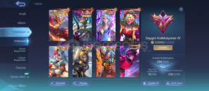 MLBB 296 Skin – Mythic 106⭐ – Hızlı