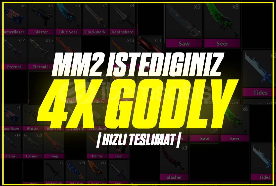⚡ MM2 | 4 Seçtiğin GODLY Senin Olacak! ✅ ⚡ MM2 | 4 Seçtiğin GODLY Senin Olacak! ✅