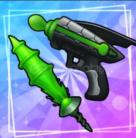 mm2 alienbeam&raygun set mm2 alienbeam&raygun set