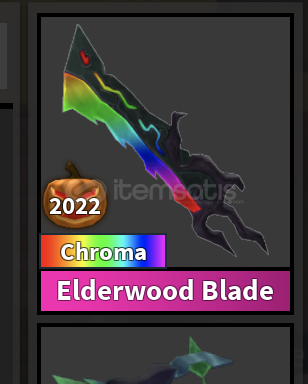 Using SILVER ELDERWOOD BLADE In MM2! 