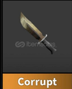 MM2 Corrupt bıçak (1x)