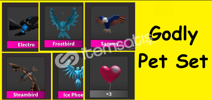 Pet  MM2 19 Godly Pets Set - Game Items - Gameflip