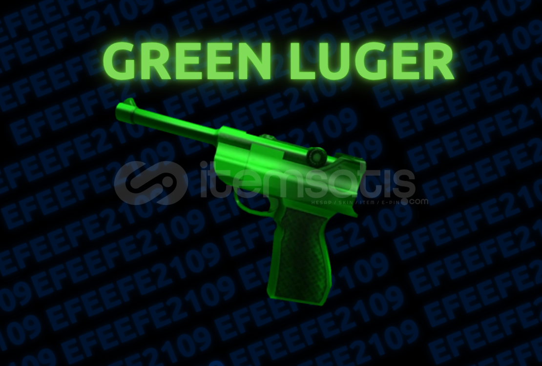 ⭐MM2 GREEN LUGER????⭐ PİYASANIN EN UCUZU ⭐MM2 GREEN LUGER????⭐ PİYASANIN EN UCUZU