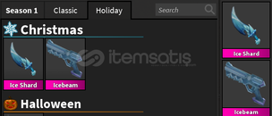 MM2! İCE BEAM İCE SHARD TAKIM OLARAK VERİLİR! MM2! İCE BEAM İCE SHARD TAKIM OLARAK VERİLİR!