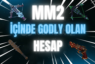 ⭐MM2 İÇİNDE GODLY OLAN HESAP⭐-RANDOM