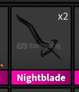 Mm2 nightblade (2 tane)