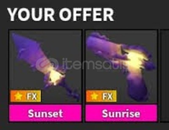Mm2 SUNSET SET