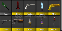 Mm2 ucuza tüm set + hediye verilecekdir.