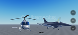 Mobil destekli Jet + Mobil destekli Helikopter 