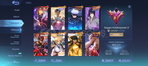 Mobil legends Mainlik hesap Mobil legends Mainlik hesap