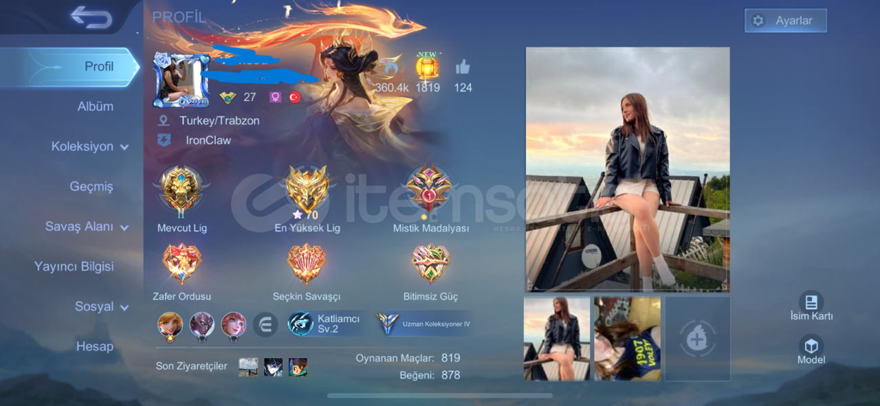 Mobile Legend Hesabım Mobile Legend Hesabım