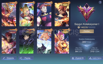 SAYGIN KOLLEKSYONER 146K PUANLI HESAP SAYGIN KOLLEKSYONER 146K PUANLI HESAP