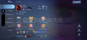 Mobile Legends Mega 1 e yakın süper hesap Mobile Legends Mega 1 e yakın süper hesap