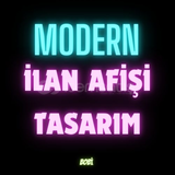 Modern ilan Afişi tasarımı ŞOK fiyat!