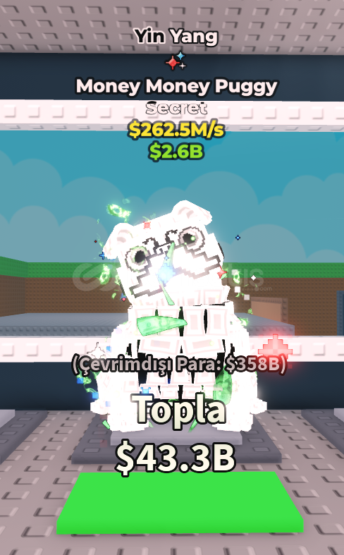 MONEY MONEY PUGGY 262 M/S YİNG YANG MONEY MONEY PUGGY 262 M/S YİNG YANG
