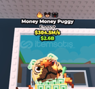 304.5m Money money puggy 