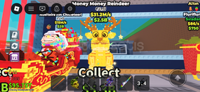 Money money reindeer 31.2m/s 