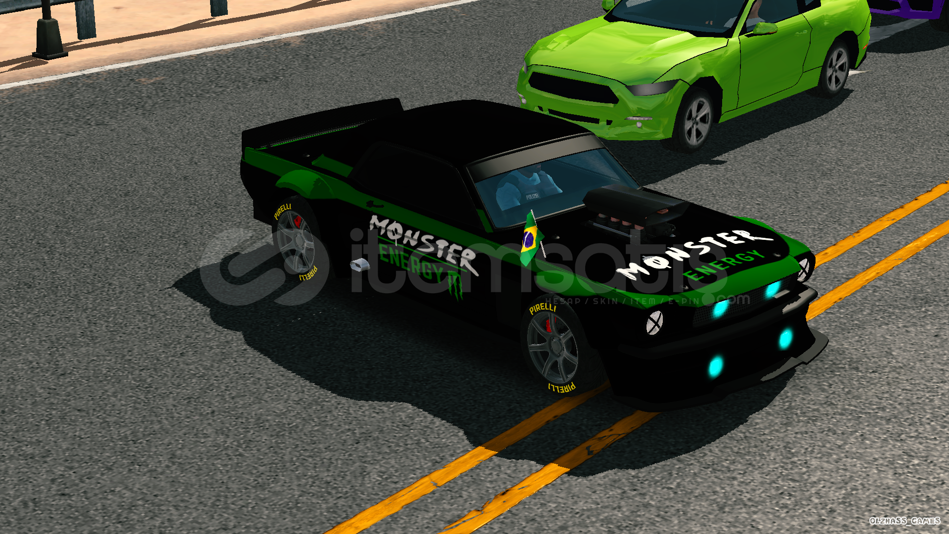 Monster Çizimli Araç 1766hp Monster Çizimli Araç 1766hp