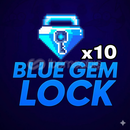 MORDECAISHOP GUVENCESIYLE 10X BLUE GEM LOCK
